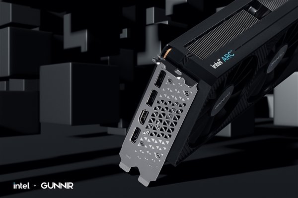 蓝戟Intel Arc A750显卡官方美图:霸气十足 蓝灯诱惑