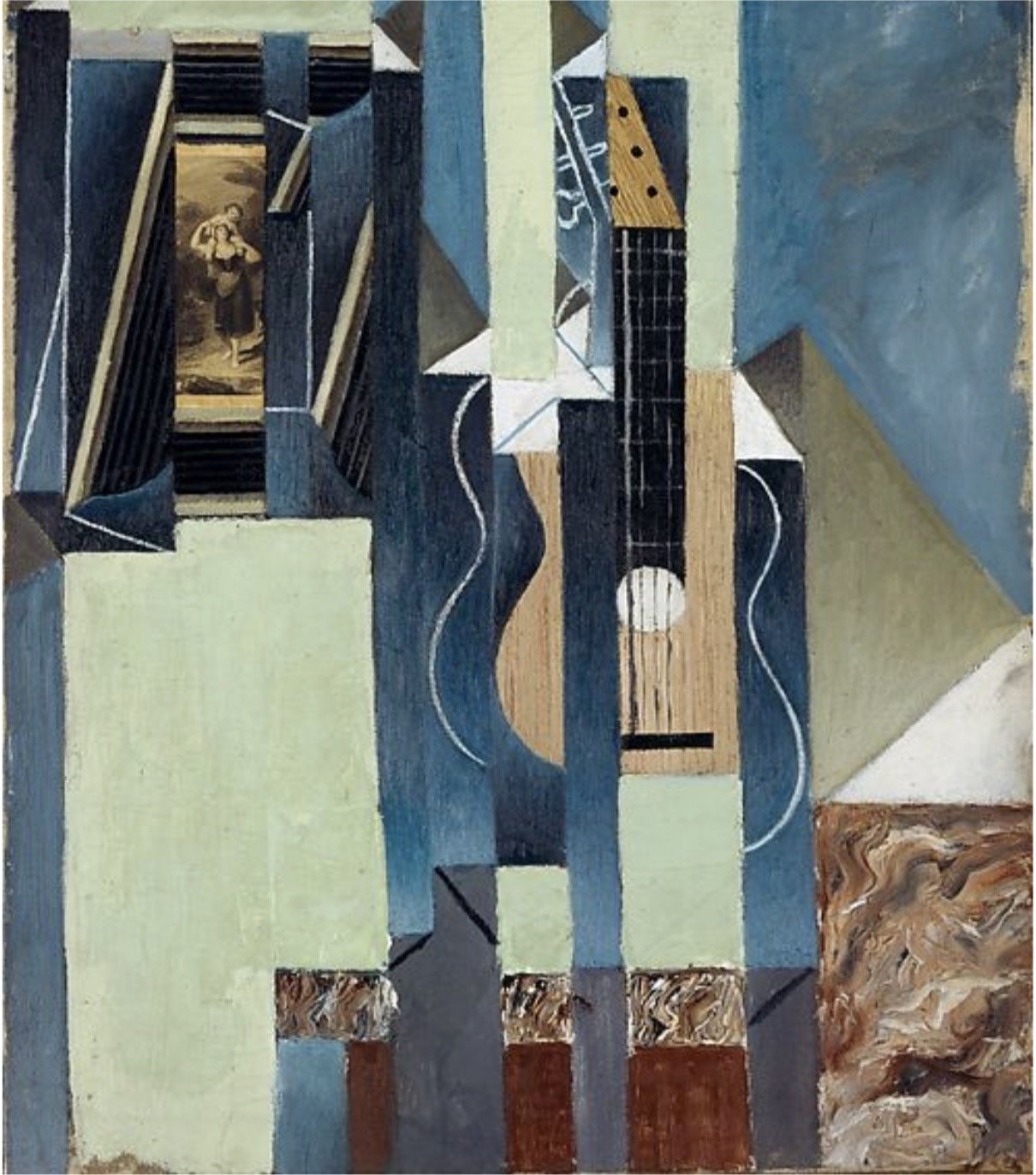 格里斯，《吉他》，1913年