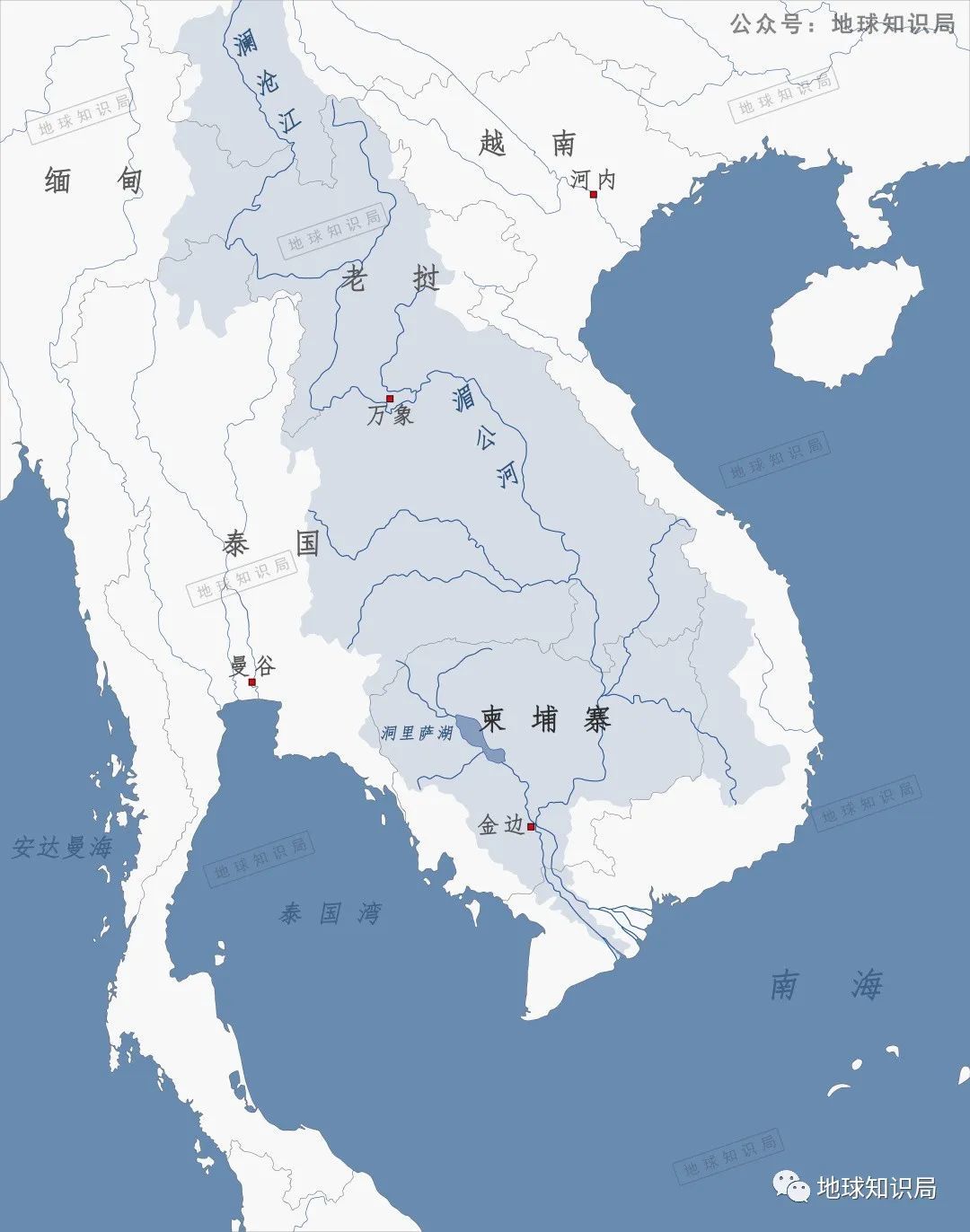 基于生态风险评估的湄公河流域生态网络识别