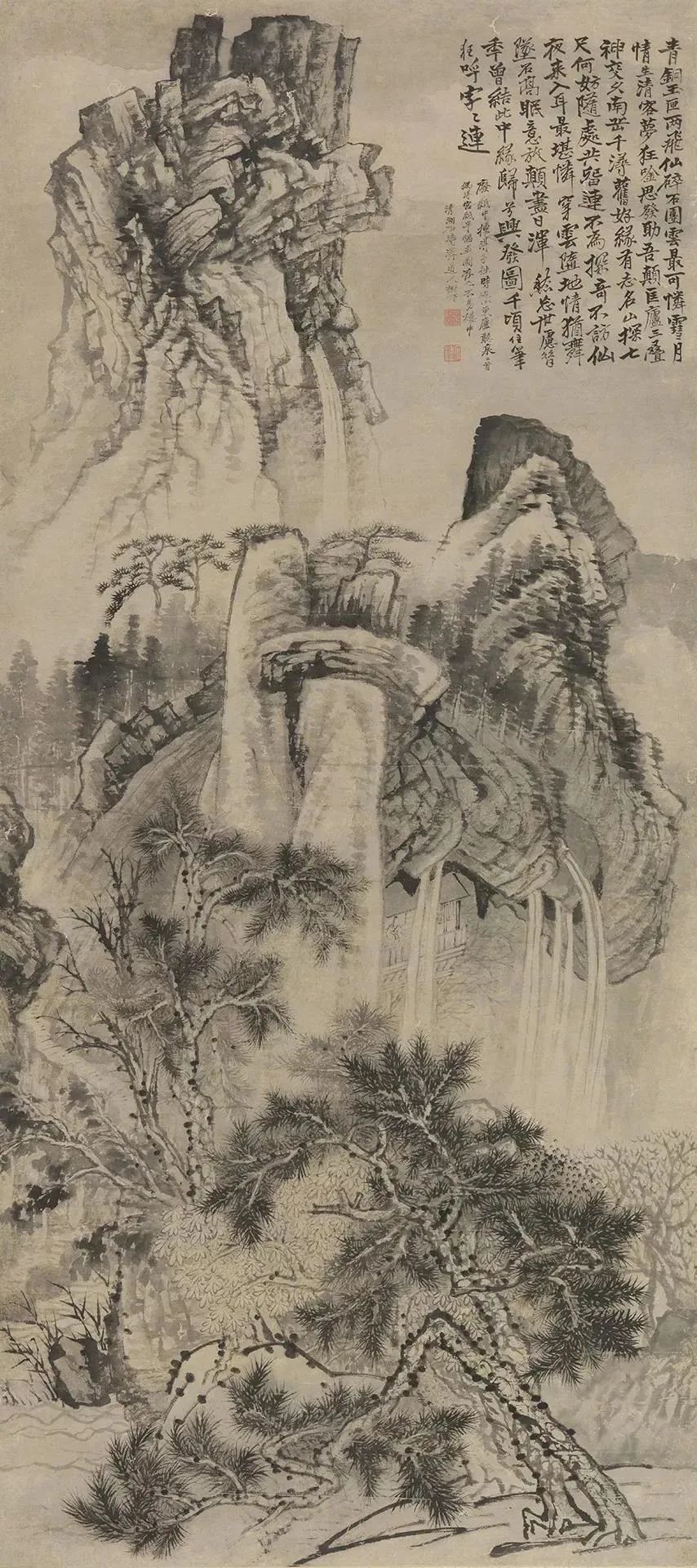 夏日,听泉_画川居士_新浪博客