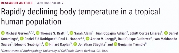 37°C正常体温成为历史？为什么人类体温越来越低了？