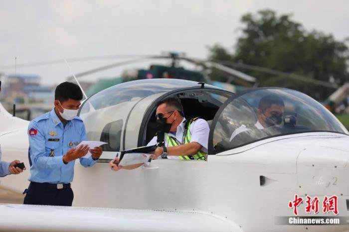 2021年9月,中柬合作培养柬埔寨新一代民航专业人才。欧阳开宇 摄