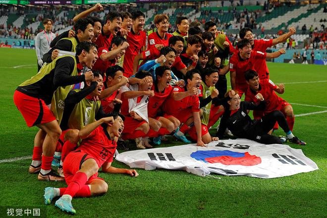 随着韩国晋级，首次有3支亚足联球队杀进世界杯16强