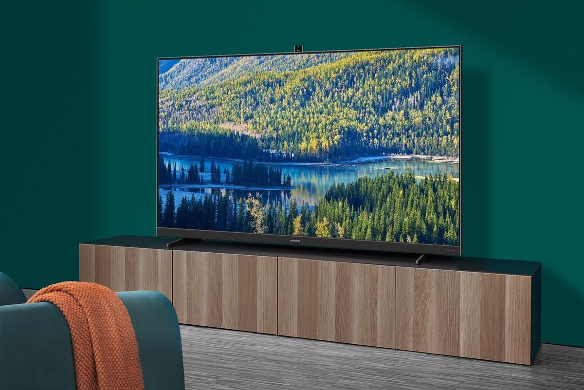 旗舰音画智慧交互年中买电视就选华为智慧屏vpro