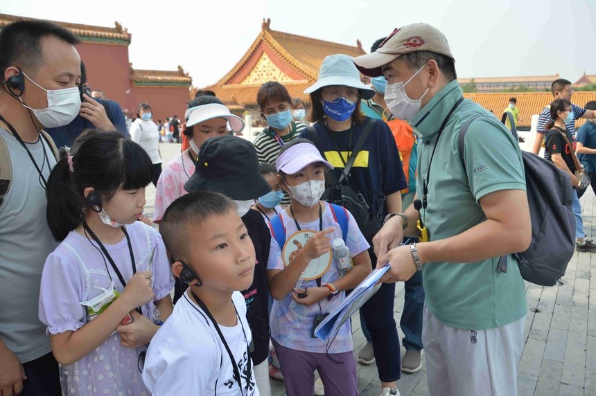保和殿前讲中国科举制度、最高等级考试——殿试