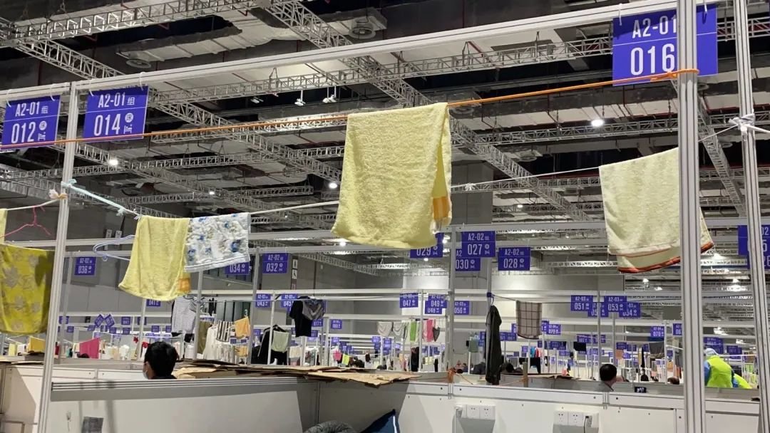 ▲方舱内(受访者供图)