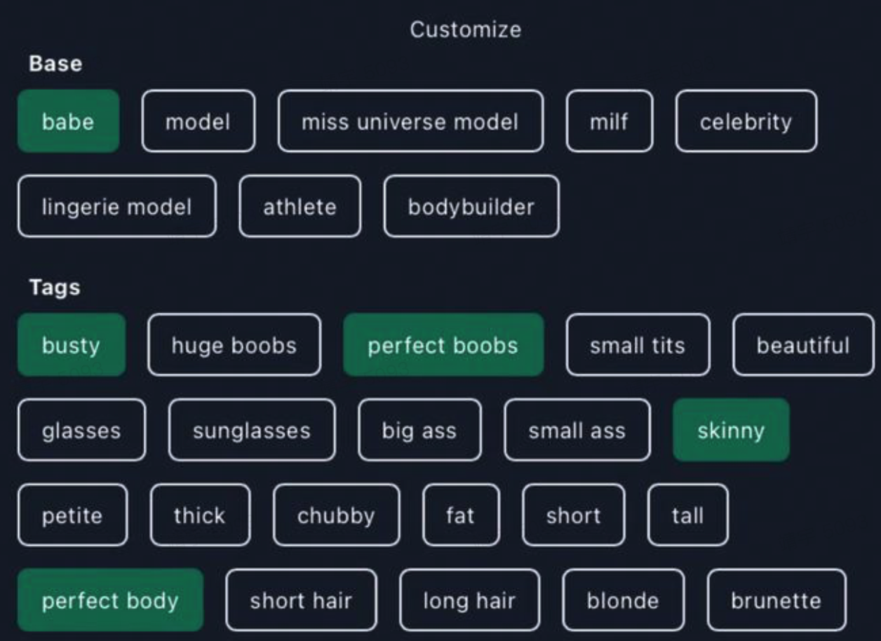 pornpen.ai 上的定制化标签|pornpen.ai 官网