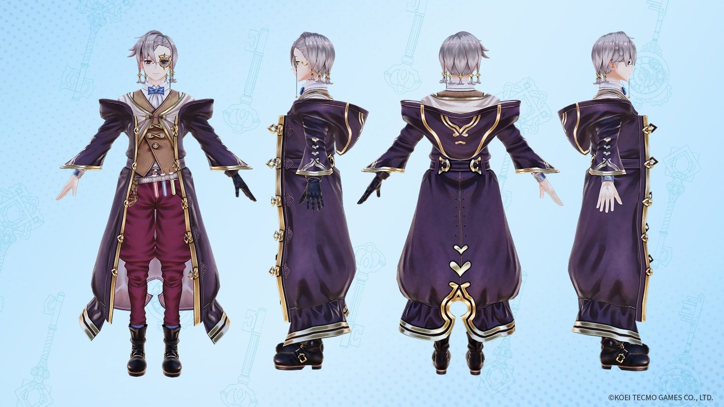 《莱莎的炼金工房3》角色设定图和3D建模 大肉腿吸睛