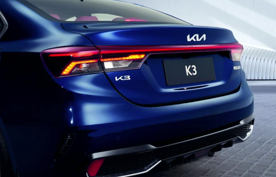 15l14t可选轴距27米2023款起亚k3官图发布