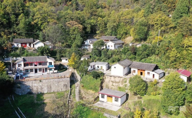 宋坪乡李家梁村生态禀赋良好(央广网发 刘建军 摄)