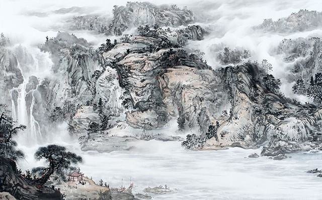 当代中国山水水墨画概述-当代水墨山水画家排名
