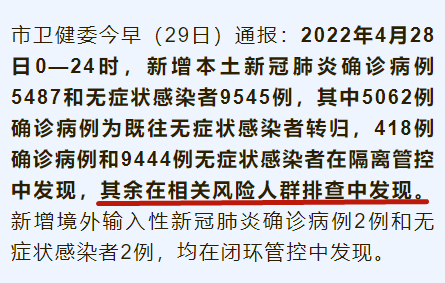 歸來吧上海上海的疫情通報透露一個重要信息