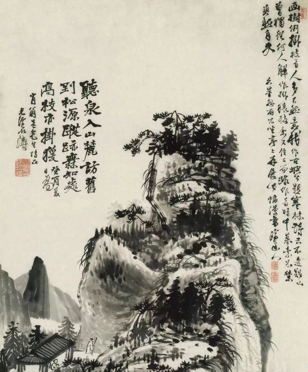 夏日,听泉_画川居士_新浪博客