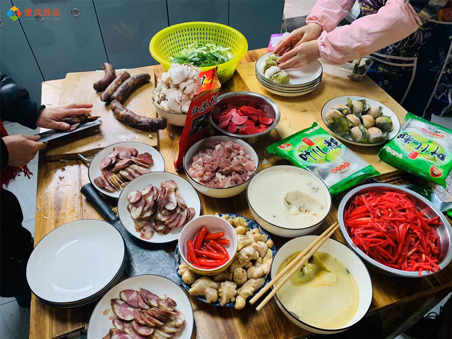 重庆农村的年夜饭有多丰富?