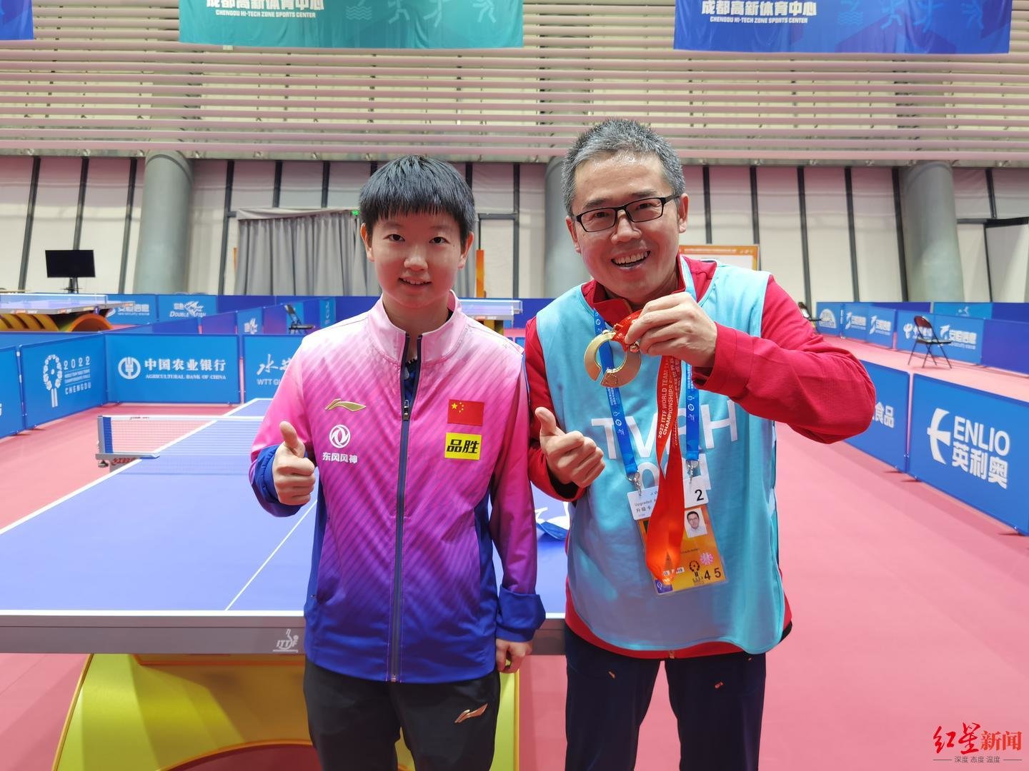 参加过21次世乒赛的央视<em>体育</em>记者：第二次在媒体<em>看台</em>见到台灯，成都的细节“很温暖”