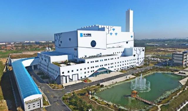 图为垃圾发电站