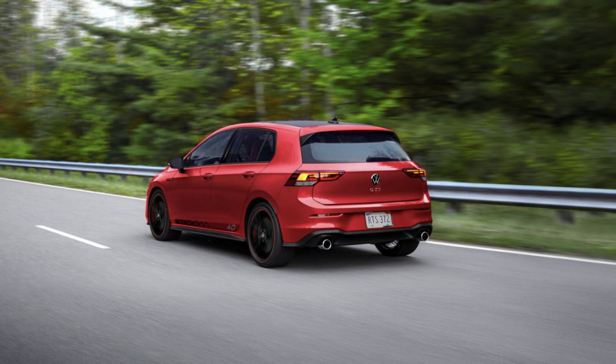北美市场推出40周年大众高尔夫gti限量1500台并且提供手动车型