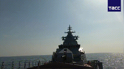 俄军在日本海试射新型反潜导弹（塔斯社）