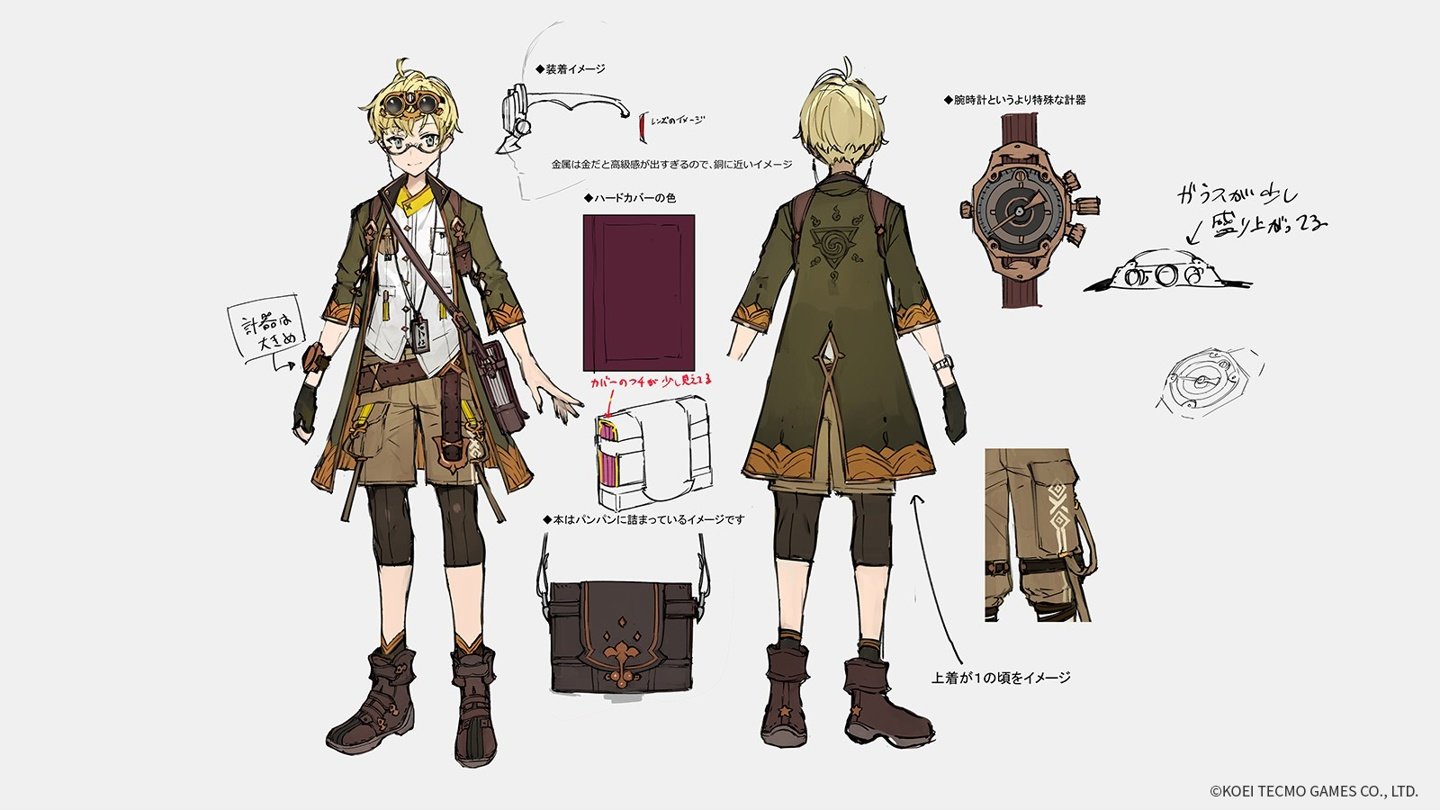 《莱莎的炼金工房3》角色设定图和3D建模 大肉腿吸睛