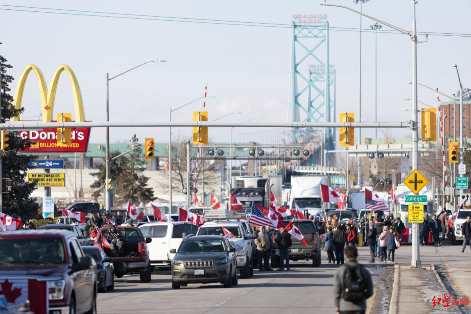 卡车抗议持续，加拿大法官下令抗议者结束对大使桥的封堵__财经头条