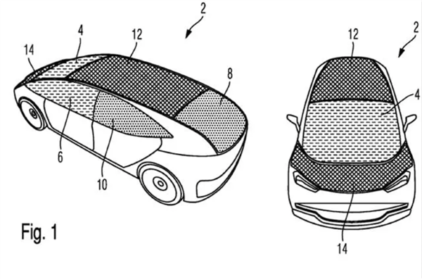 只玩氢气还不够 宝马新专利曝光:超薄太阳能电池板