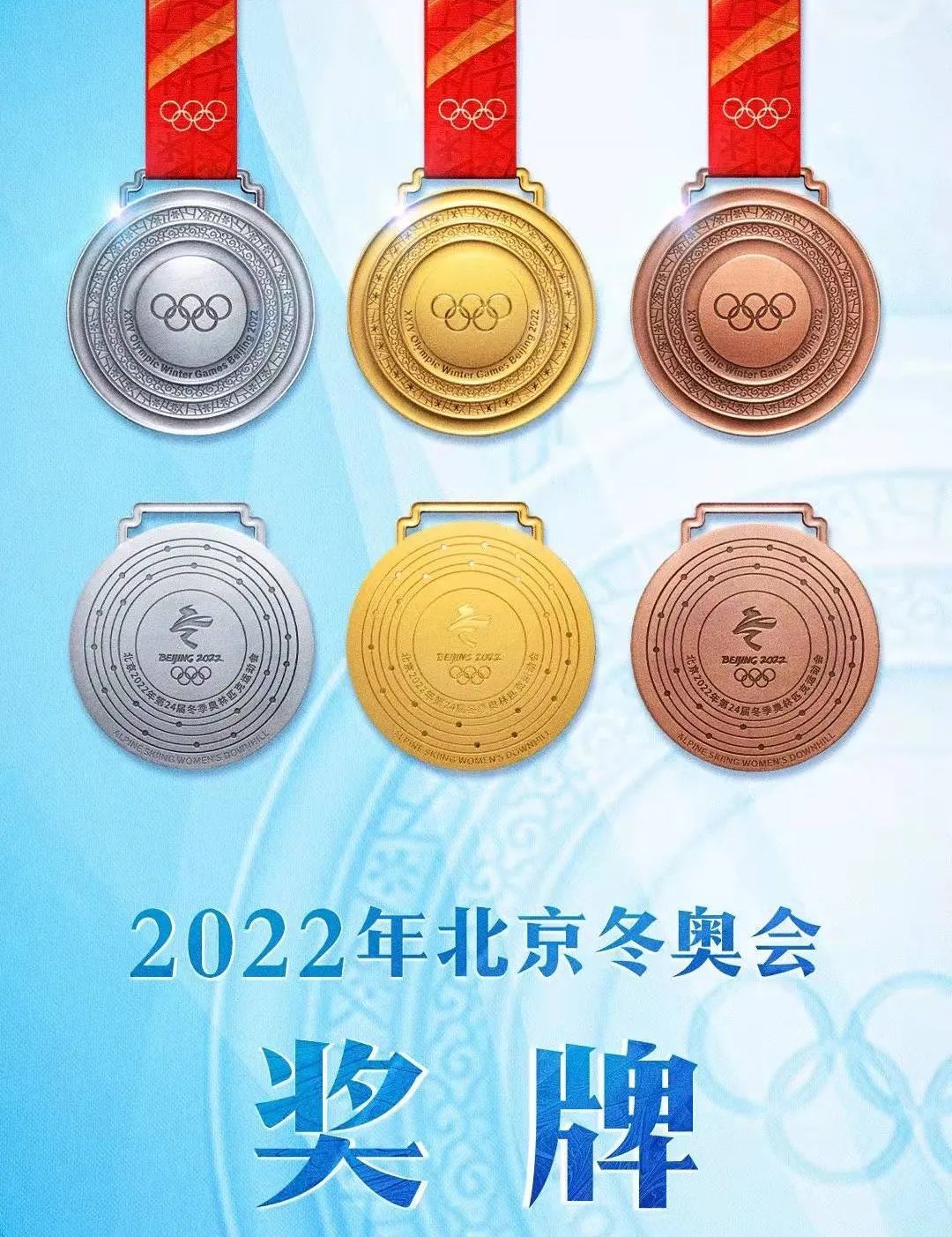 北京东奥会奖牌榜图片
