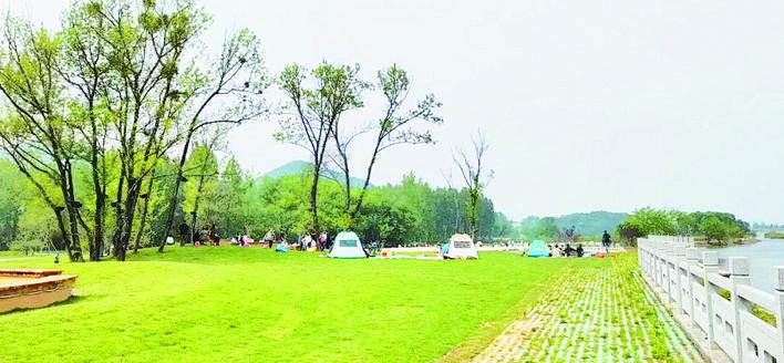 庐江金汤湖湿地公园露营地