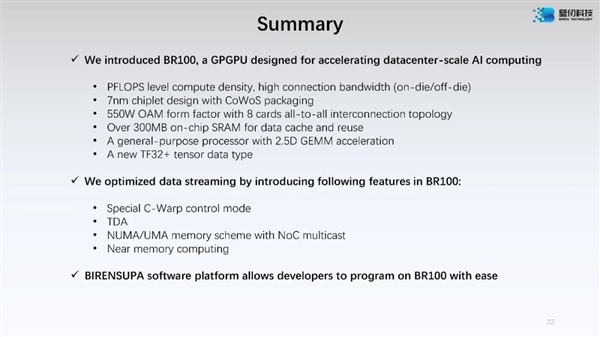 770亿晶体管的中国第一算力通用GPU芯片!壁仞科技BR100亮相海外