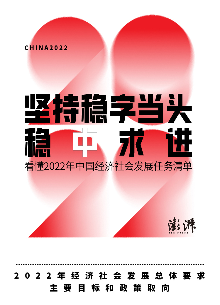 2022年中国经济社会发展任务单来了坚持稳字当头稳中求进