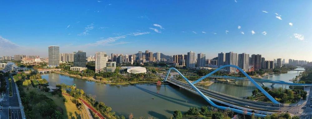 图为广州市南沙区城市一角。（南沙区供图）