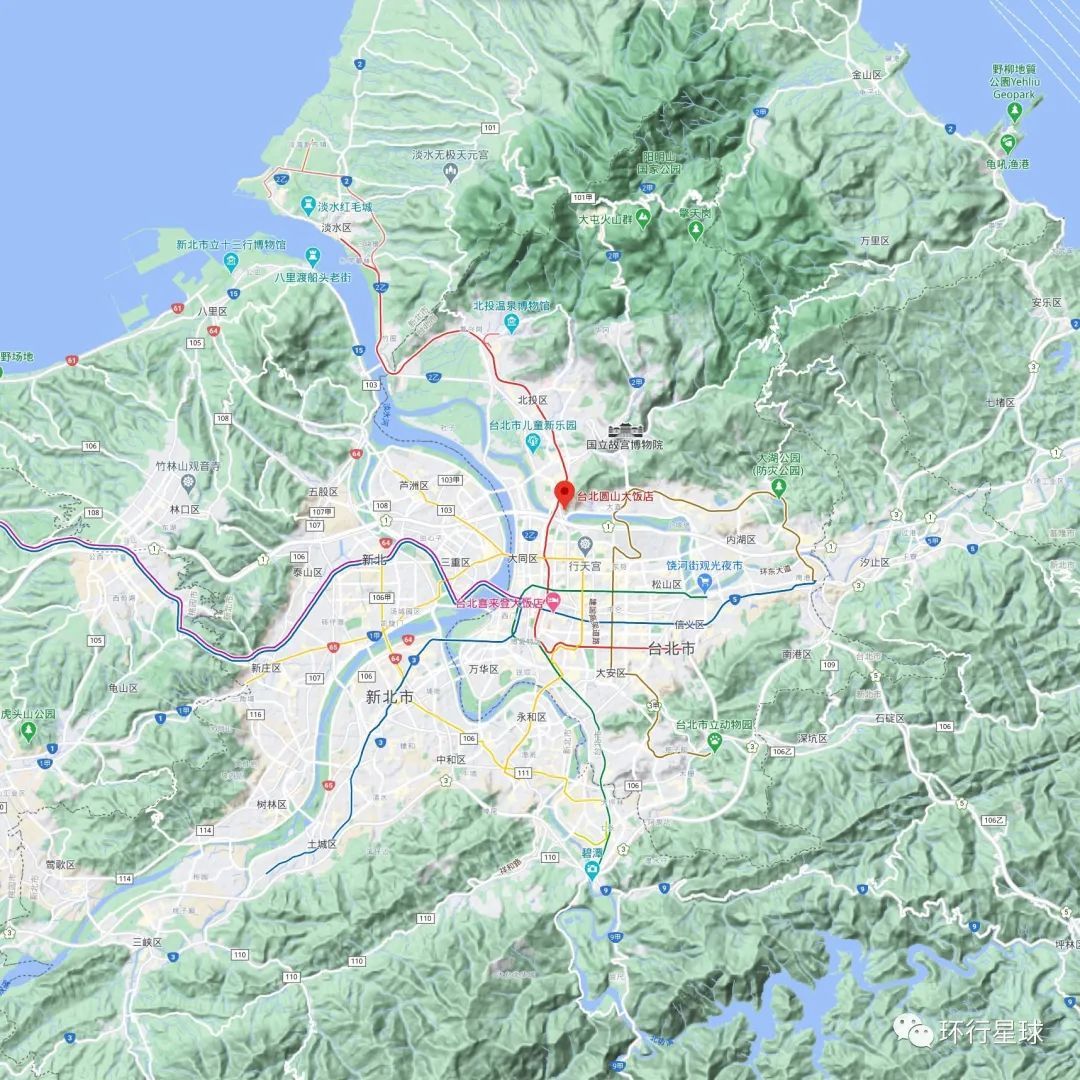 确实是非常好的风水位置了 图:Google Map