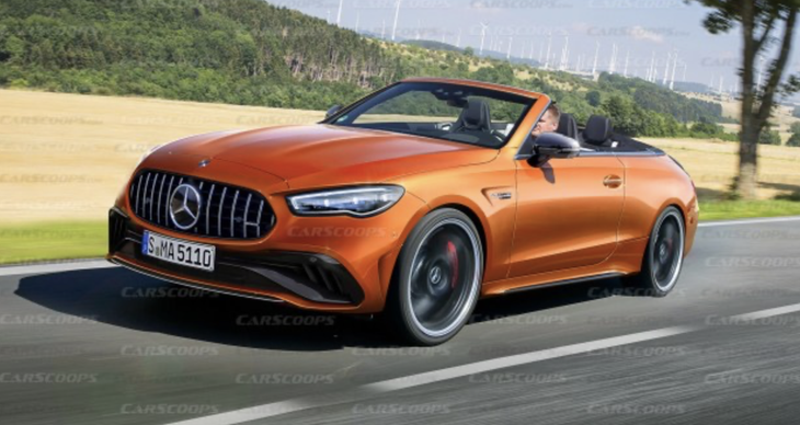 全新奔驰cle敞篷版假想图曝光 预计今年底亮相