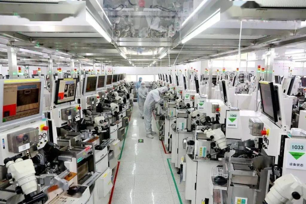 通富微电公司智能车间.(受访者供图)