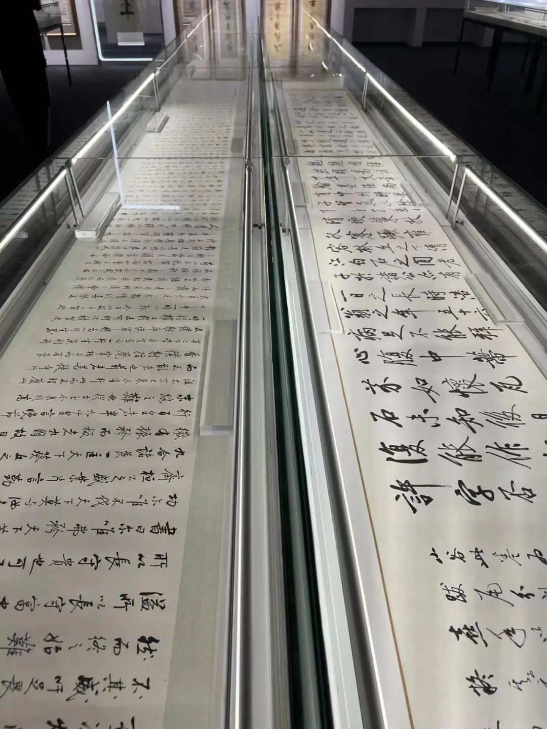 “坚净——纪念启功先生一百一十周年诞辰特展”现场