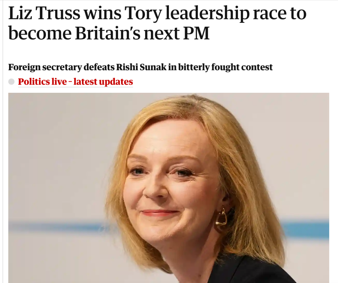 英国选出新首相!6年狂换4任首相,新“铁娘子”迎接地狱开局?民众:她不行