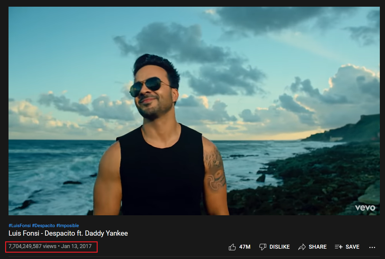 首个播放量破100亿的youtube视频诞生竟然是儿歌