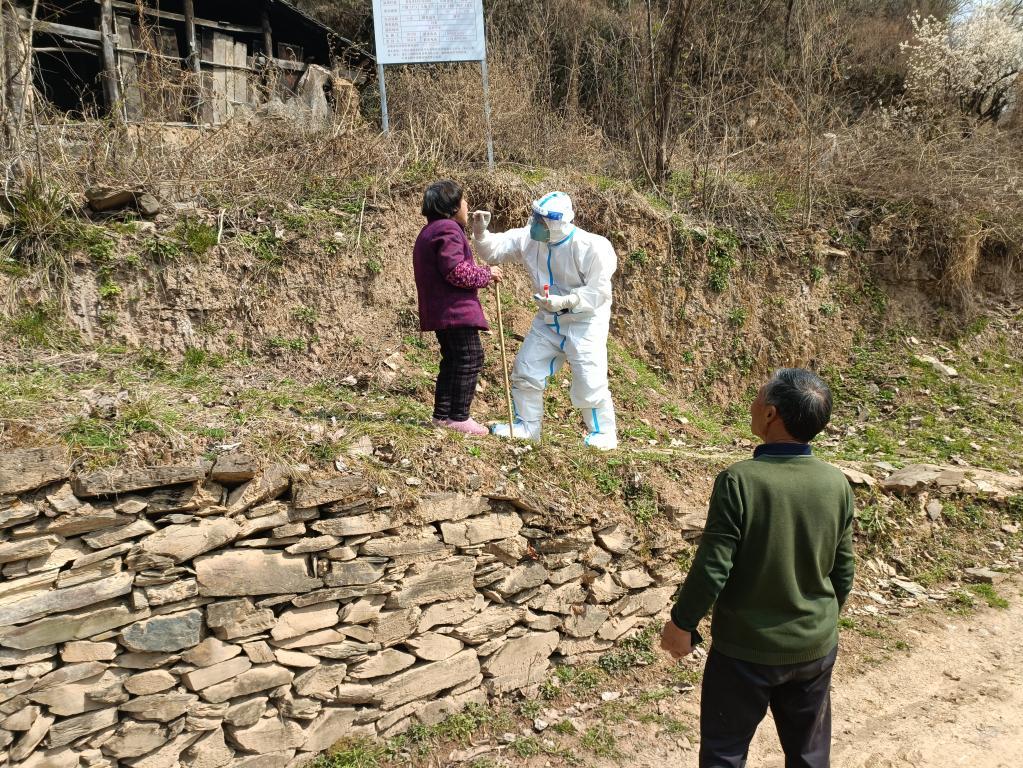 田里做核酸图片