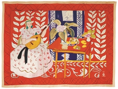 《弹鲁特琴的女子》 亨利·马蒂斯