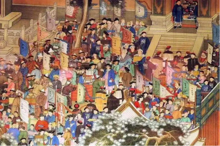 《万国来朝图》 (图源:知乎)