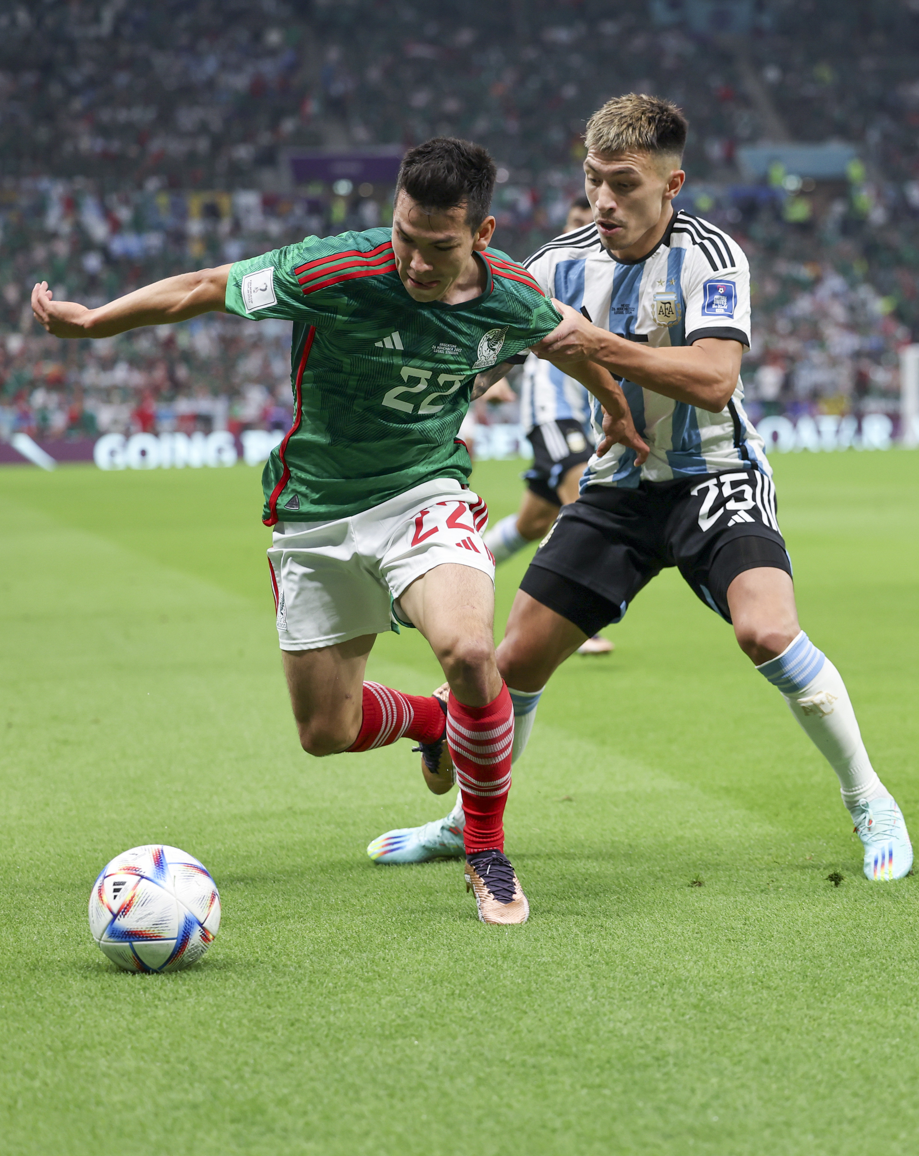 足球——C组：阿根廷对阵墨西哥