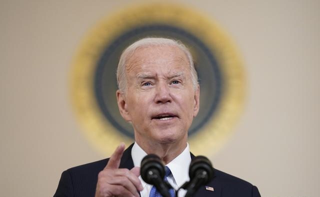 美国总统拜登发表全国讲话