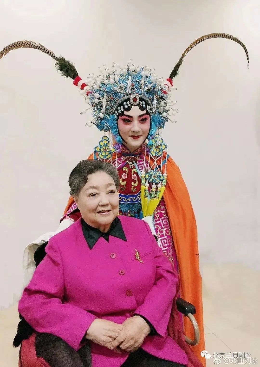 98岁马金凤北京演出图片