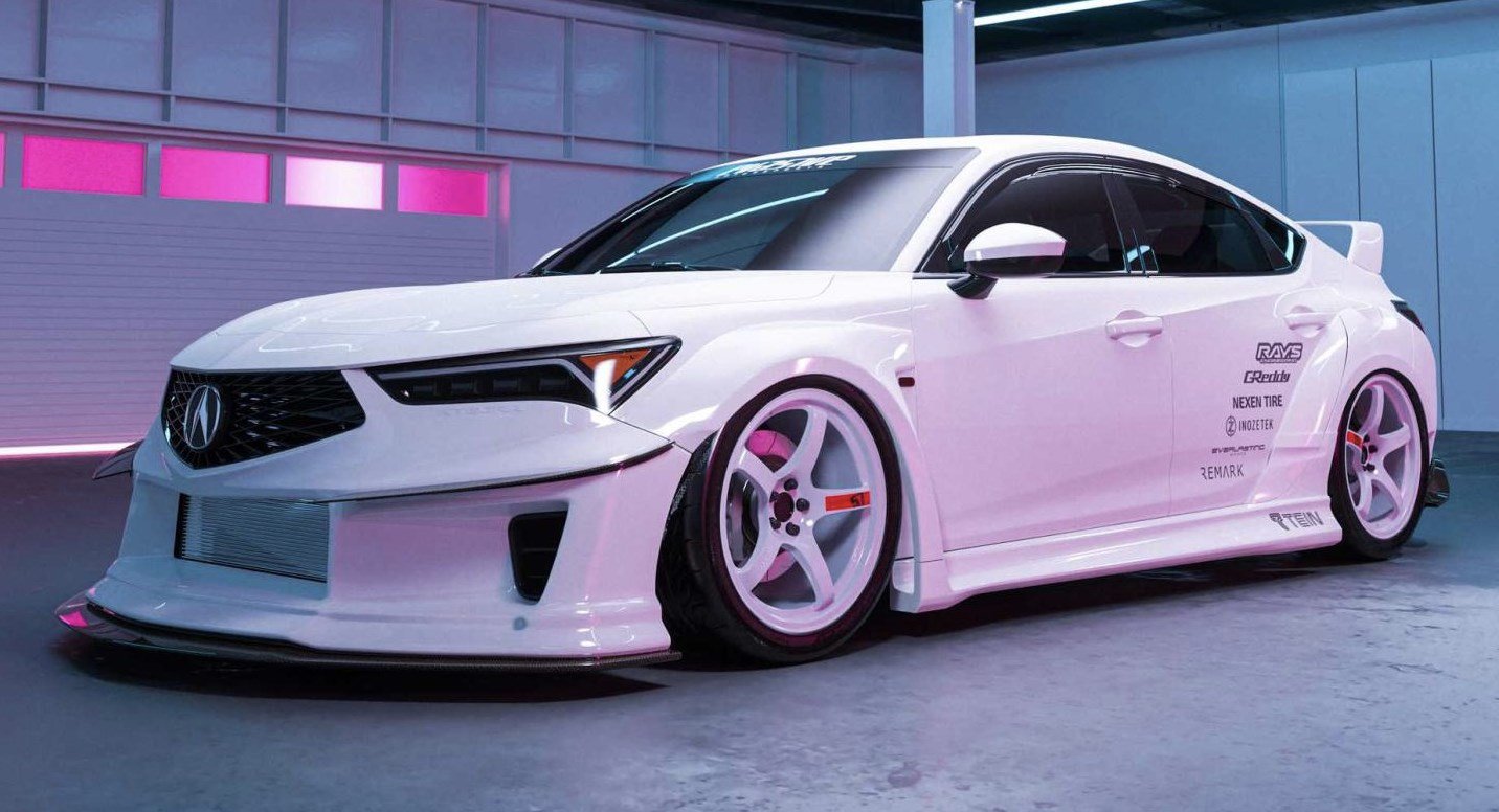 由车手打造三辆讴歌integra改装车官图发布