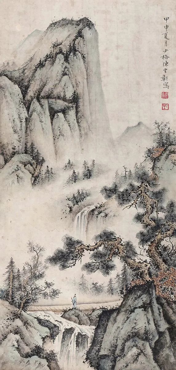 夏日,听泉_画川居士_新浪博客