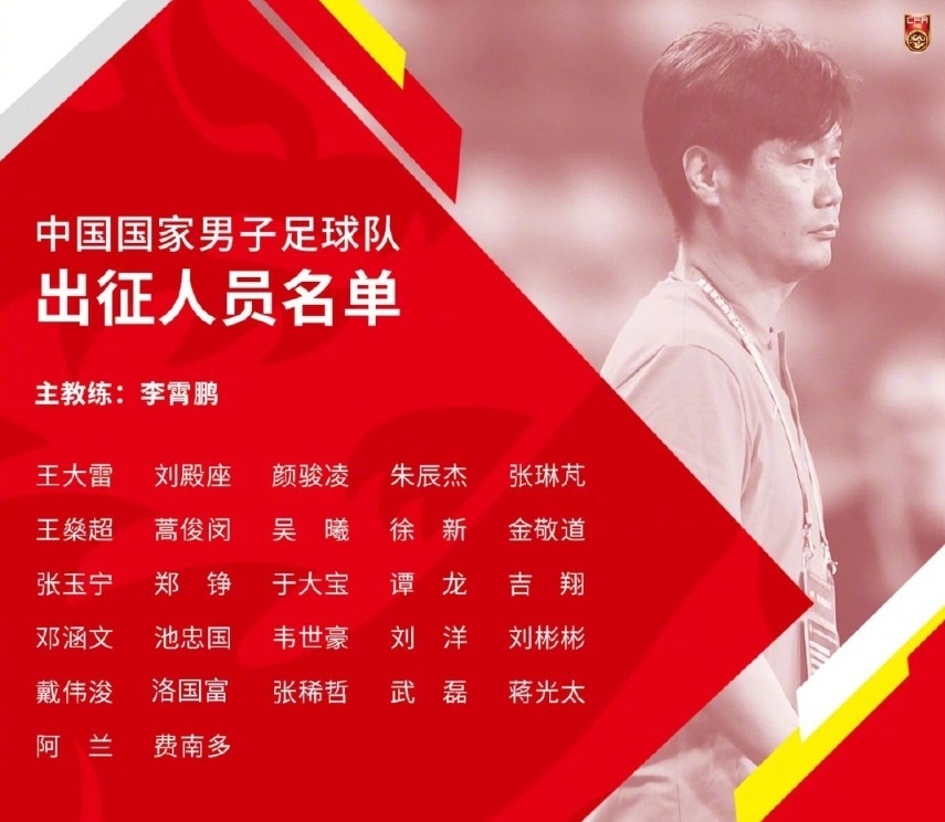 世预赛 | 国足公布12强赛27人大名单  <em>戴</em><em>伟</em><em>浚</em>首入选、四归化在列