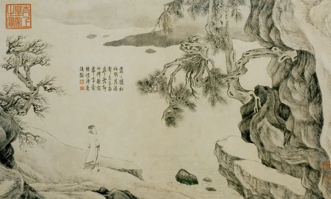 唐伯虎山水人物册页赏析
