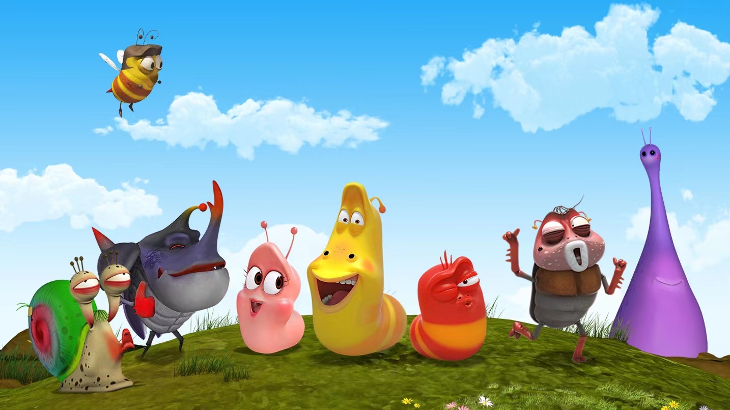 深圳拉瓦数字动漫有限公司拥有《爆笑虫子》larva中国大陆及港,澳,台