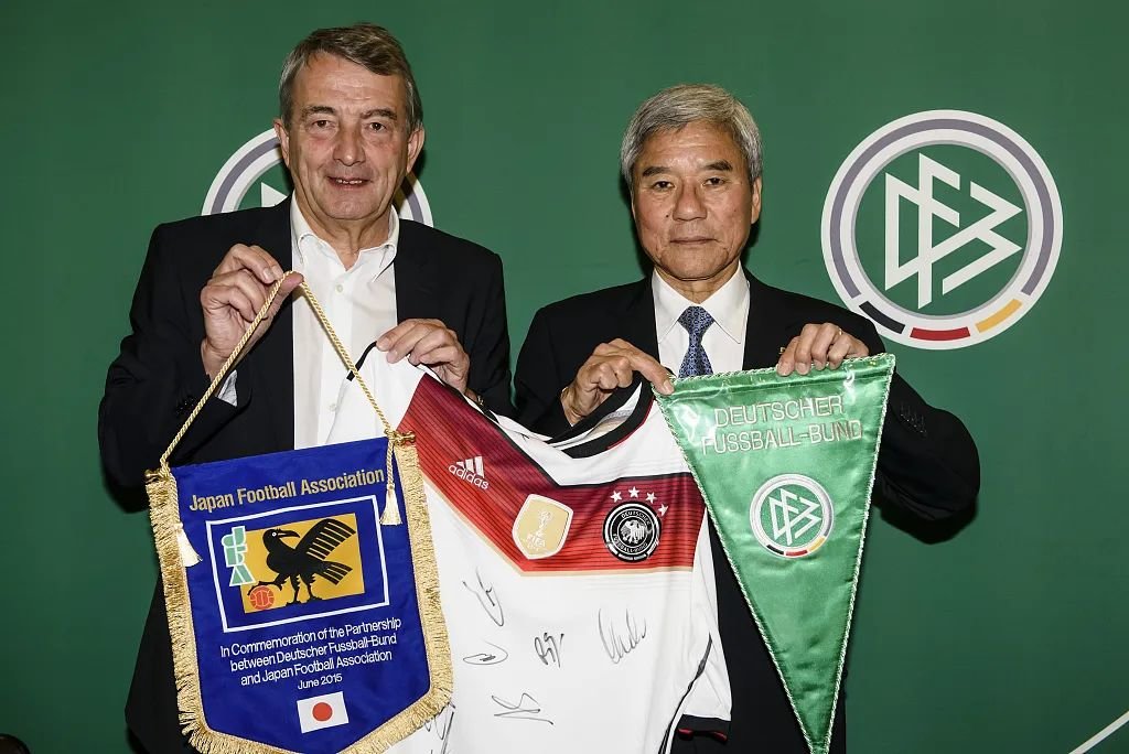 日本足协2015年与德国足协达成合作备忘录。图/视觉中国