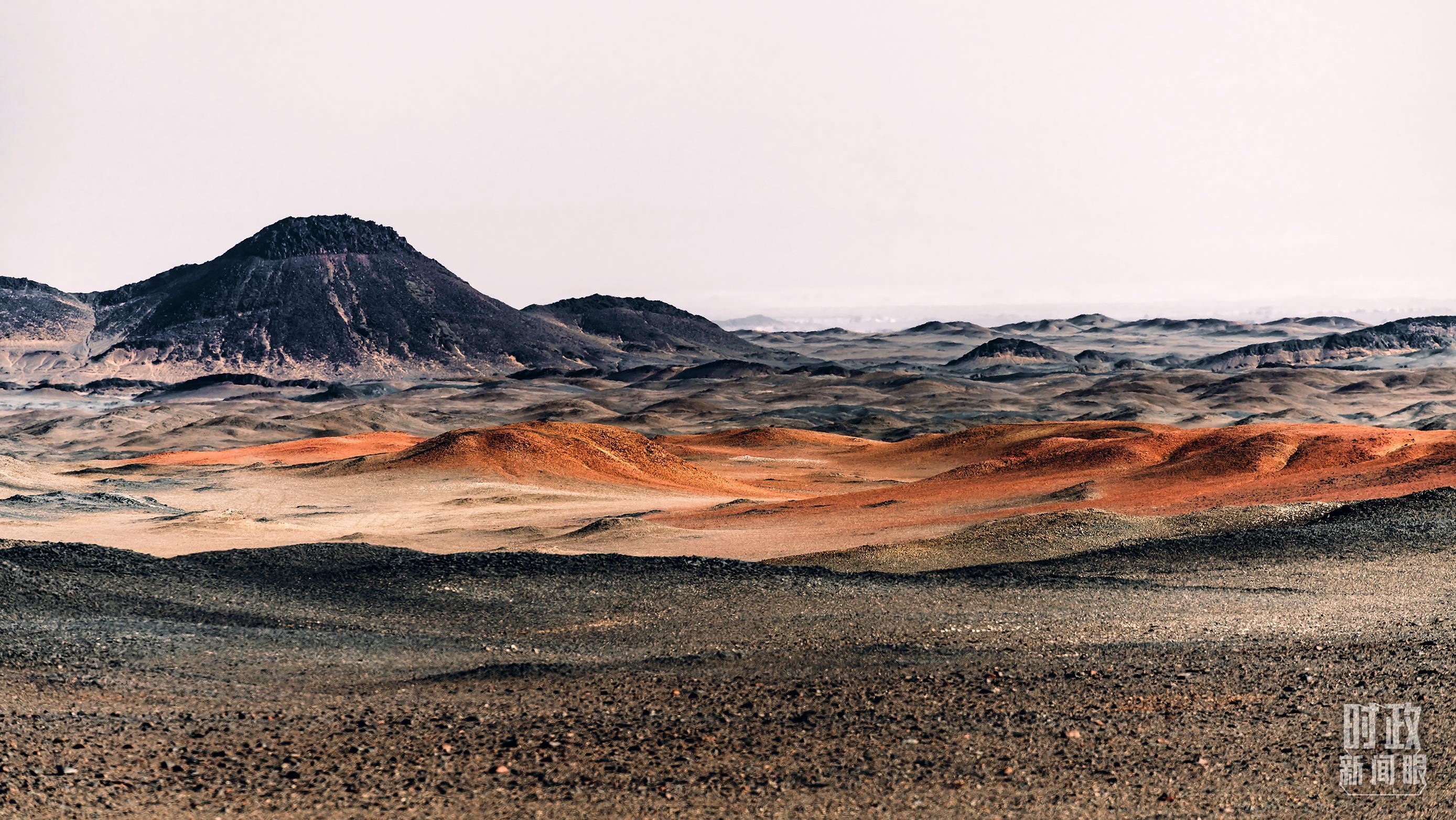 △新疆的戈壁风貌。(图/视觉中国)