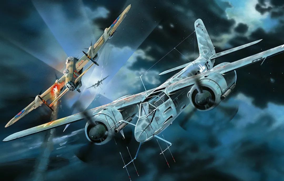 780德国蚊式ta154夜间战斗机小传